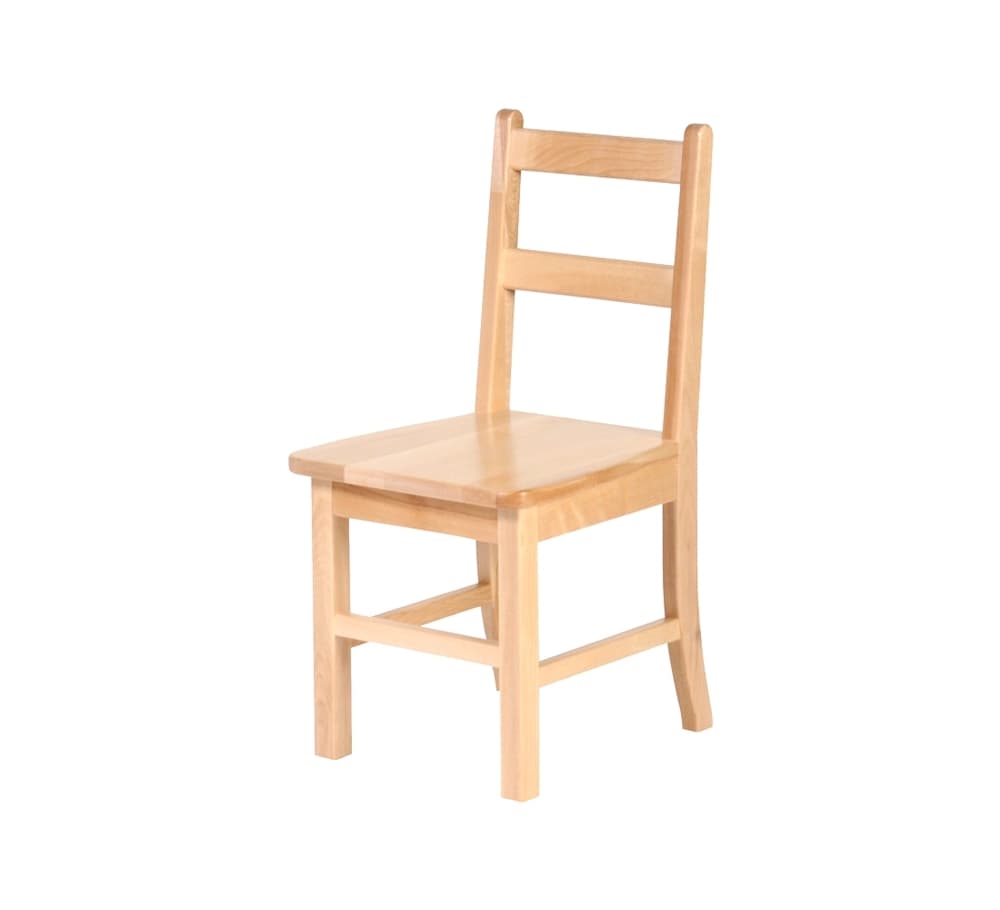 Solid Birch Classroom Chairs 16"