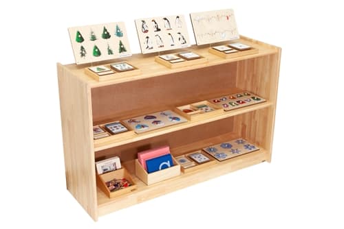 Solid Rubberwood Shelf w/Back