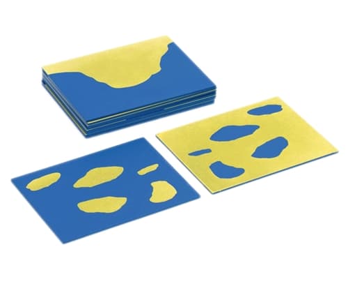 Cards for Sandpaper Land and Water Form