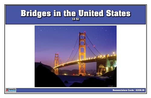 Bridges in the United States Cards (3-6)