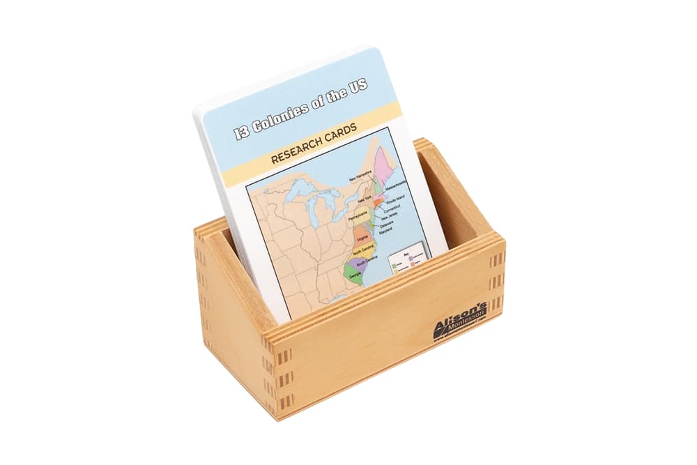 13 Colonies of the U.S. Research Cards