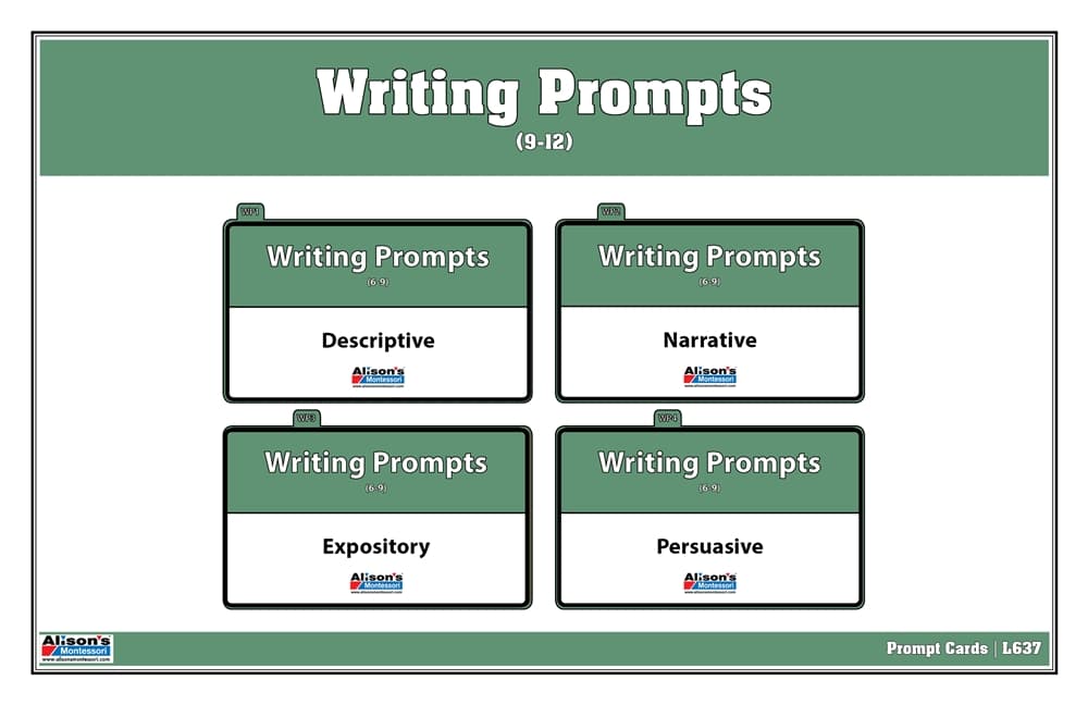 Writing Prompts (9-12) Laminate & Cut