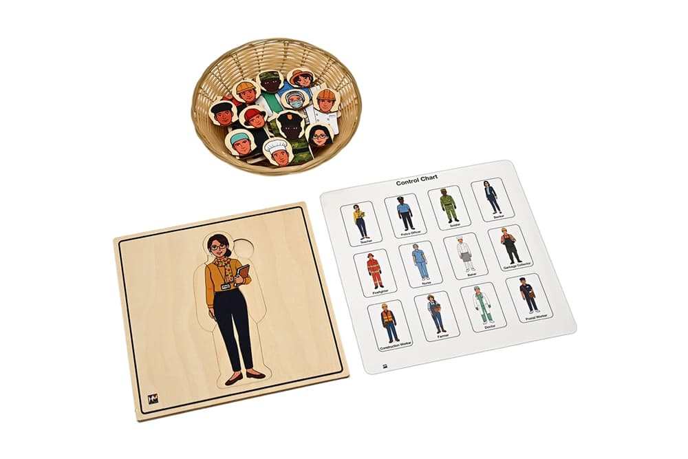 Mix-and-Match Community Helpers Puzzle
