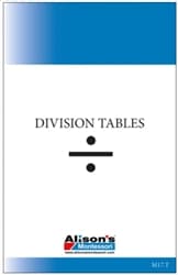 Division Tables (Printed)
