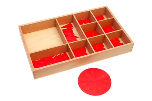 Cut-Out Labeled Fraction Circles w/Box (11-20)