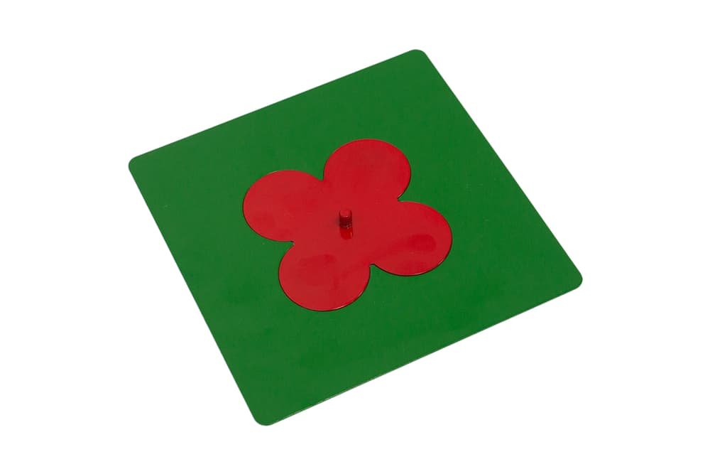 Small Quatrefoil Metal Inset