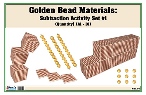 Golden Bead Materials Activity #1 A1-D1