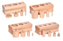 Knobbed Cylinder: 4 Cylinder Blocks