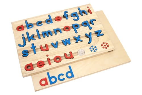 Lowercase Movable Alphabet ? Blue & Red