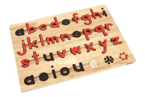 Lowercase Movable Alphabet ? Red & Black