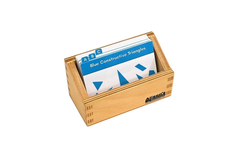 Blue Constructive Triangles Exercise Set (Printed)