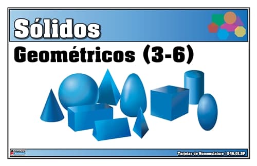Tarjetas Sólidos Geométricos 3–6 (Impresas)
