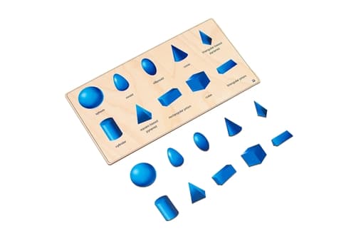 Geometric Solids Matching Chart & Cutouts