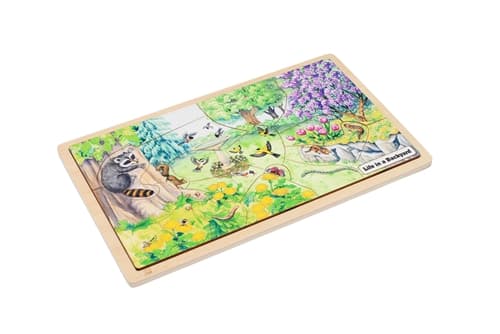Life in a Backyard Puzzle and Cards (6-9)
