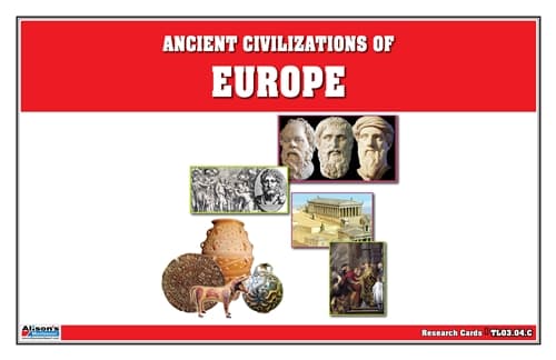 Timeline of Ancient Civilizations of Europe Cards