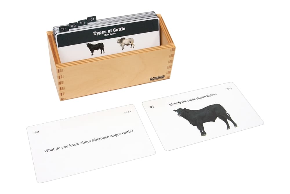 Types of Cattle Task Cards