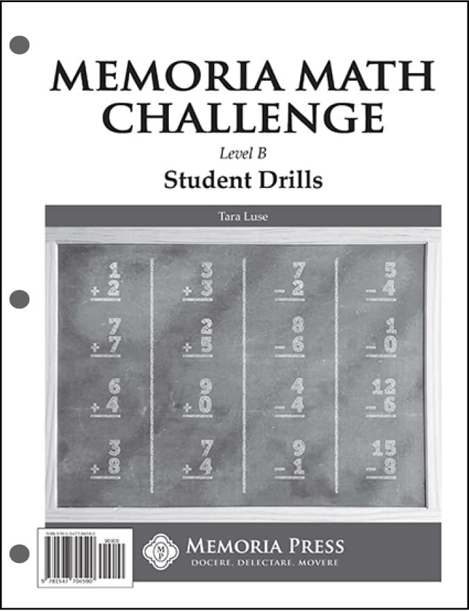 Memoria Math Challenge: Level B Student Drills,