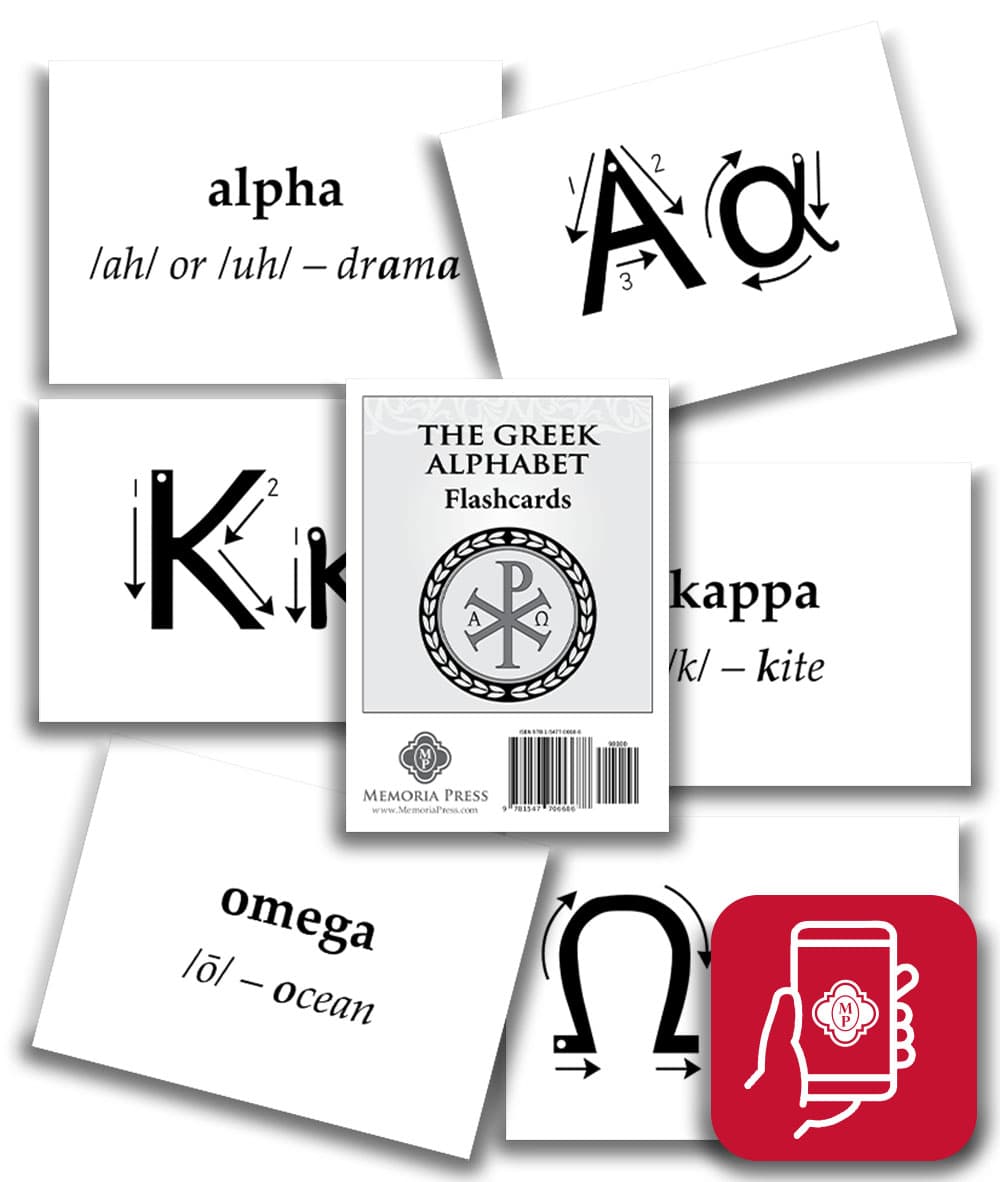 The Greek Alphabet Flashcards (App Access)