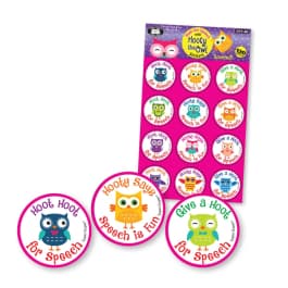 120 Owls Scented Stickers