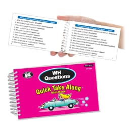 WH Questions Quick Take Along Book