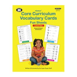 Core Curriculum Vocabulary Cards Sheets Level 2