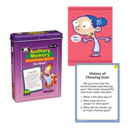 Auditory Memory Social Studies Stories Fun Deck