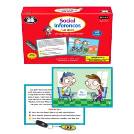 Social Inferences Fun Deck with Secret Decoder