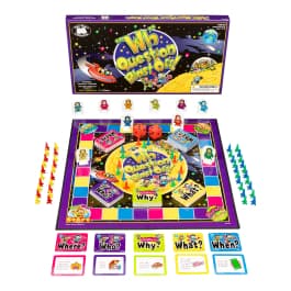 "Wh" Question Blast-Off Board Game