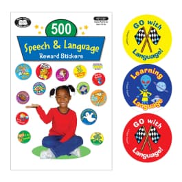 500 Speech & Language Reward Stickers